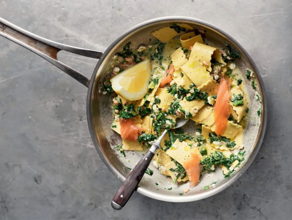 Jamie's Smoked Salmon Pasta